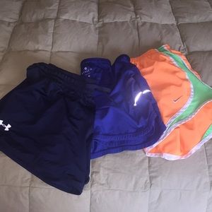 3 pair Medium Athletic Shorts for $25